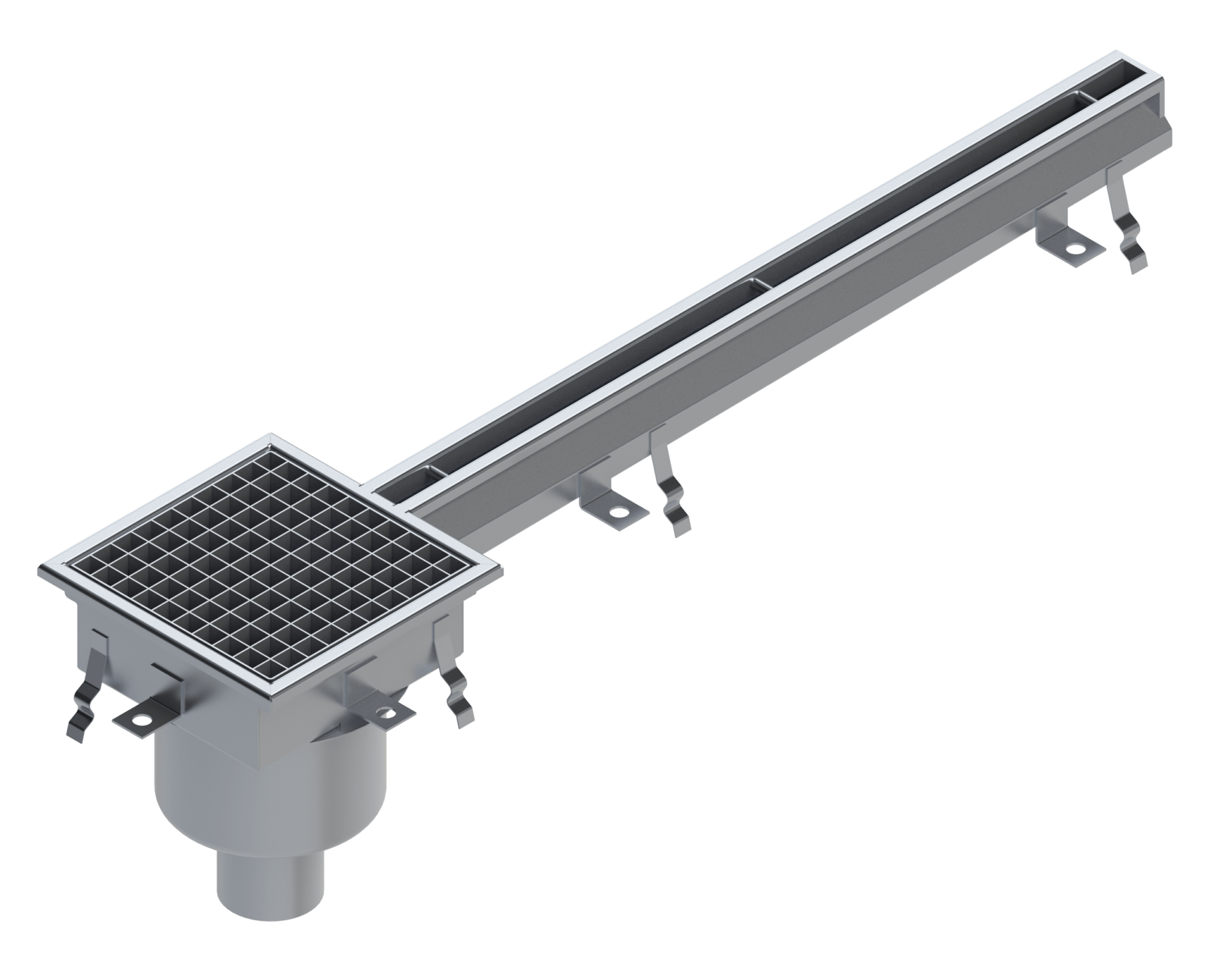 Stainless steel slot drains Fenicrom Drain