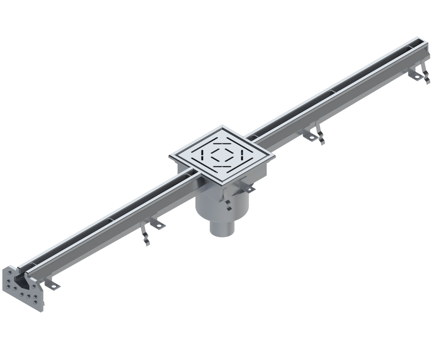 Stainless steel slot drains Fenicrom Drain